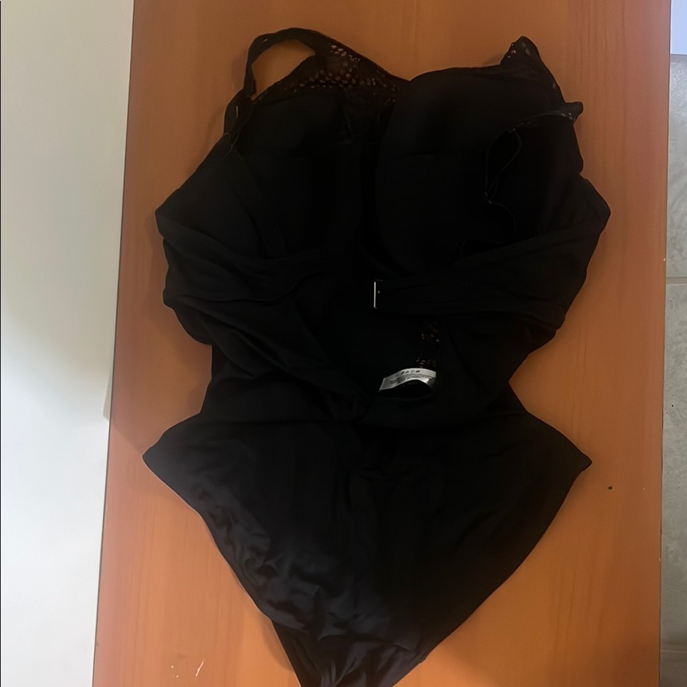 Adore me black lace Swimsuit - Picture 6 of 11
